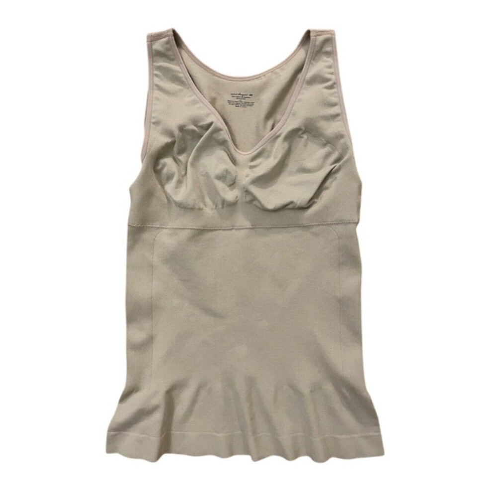 CamiShaper Women's 2X Shapewear Tank Top Camisole Beige Nude Body Shaper Support